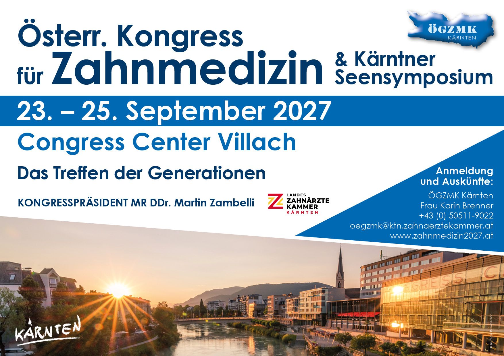 Kongress f&uuml;r Zahnmedizin in K&auml;rnten